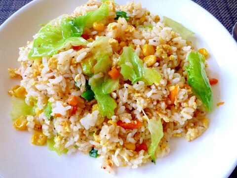 【春レタスのチャーハン】で簡単にお昼ご飯♪